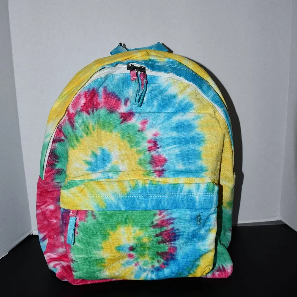 Polo Ralph Lauren Tie-Dye Canvas Backpack #405842685016 NWT